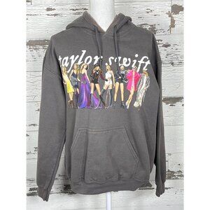 TAYLOR SWIFT Official Eras Tour Hoodie Gray Sz M